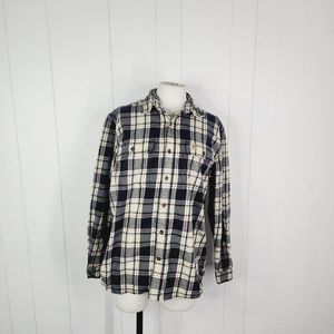 Carhartt Men's Multicolor Hubbard Long Sleeve Plaid Flannel Button-Up Shirt Sz L